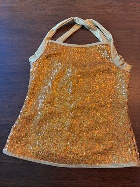 balera Gold Sequin  Top